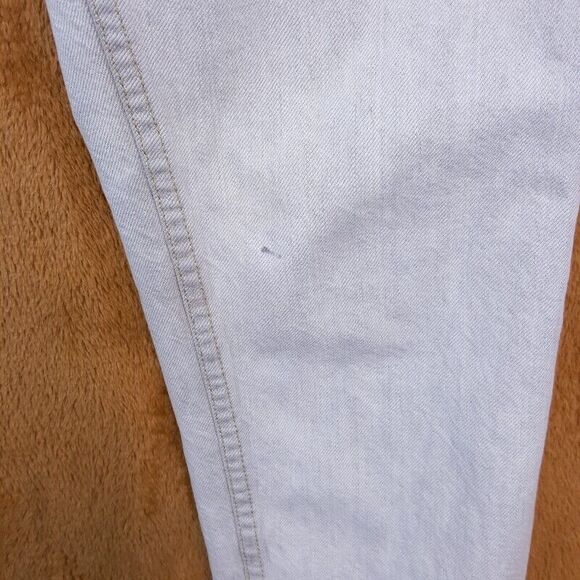 RACHEL COMEY Jeans Womens Size 2 Light Gray Wash Straight Leg Denim FLAW - Picture 2 of 14